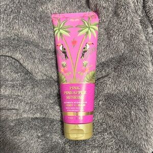 Bath & Body Works Pink Pineapple Sunrise Hydrating Body Cream - Pink & Gold